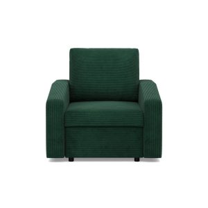 Fotel do salonu, BLOM, sztruks, 83x92x92, butelkowa zieleń | TYLETEGOTU 773003