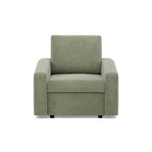 Fotel do salonu, BLOM, sztruks, 83x92x92 cm, oliwkowy 773004