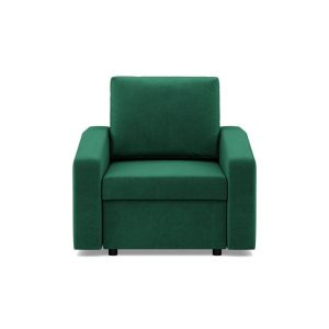Fotel do salonu, BLOM, velvet, 83x92x92, butelkowa zieleń | TYLETEGOTU 773025