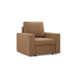 Fotel do salonu, Gabinetu, Komfortowy, Bonell, Kolor Brązowy 537309