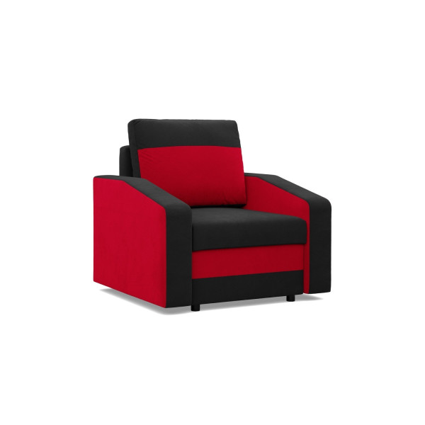 Fotel do salonu, Gabinetu, Komfortowy, Bonell, Kolor Czarny 538986