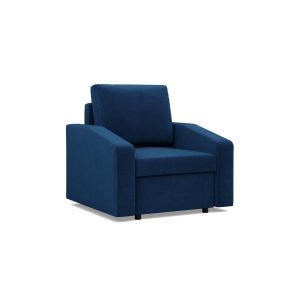 Fotel do salonu, Gabinetu, Komfortowy, Bonell, Kolor Granatowy 538982