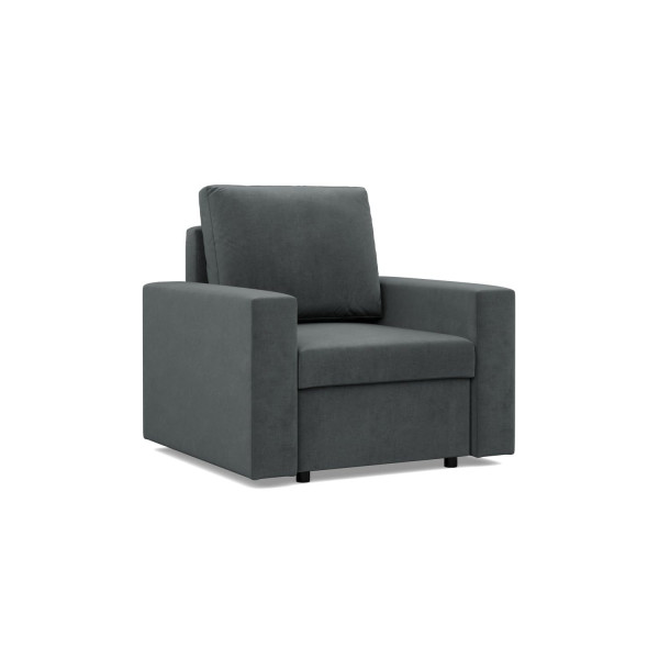 Fotel do salonu, Gabinetu, Komfortowy, Bonell, Kolor Szary 537297