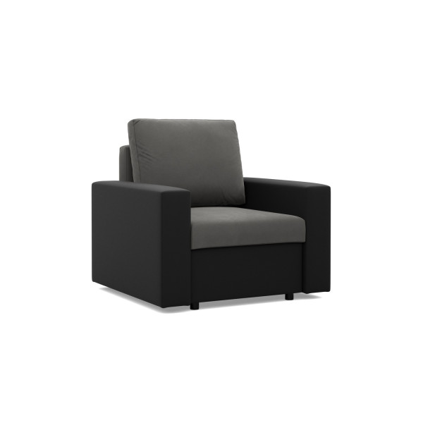 Fotel do salonu, Gabinetu, Komfortowy, Bonell, Kolor Szary 539156