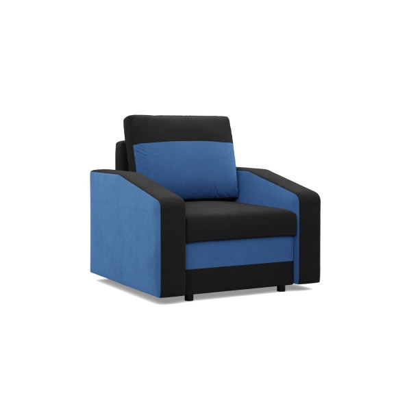 Fotel do salonu, Gabinetu, Komfortowy, Kolor Czarny 539020