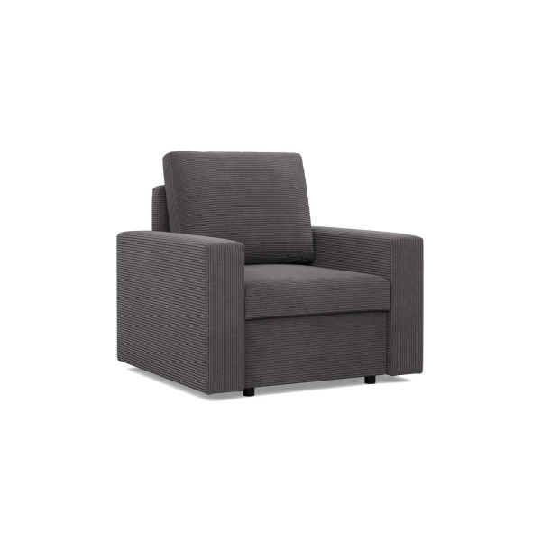 Fotel do salonu, Gabinetu, Komfortowy, Kolor Szary 538987