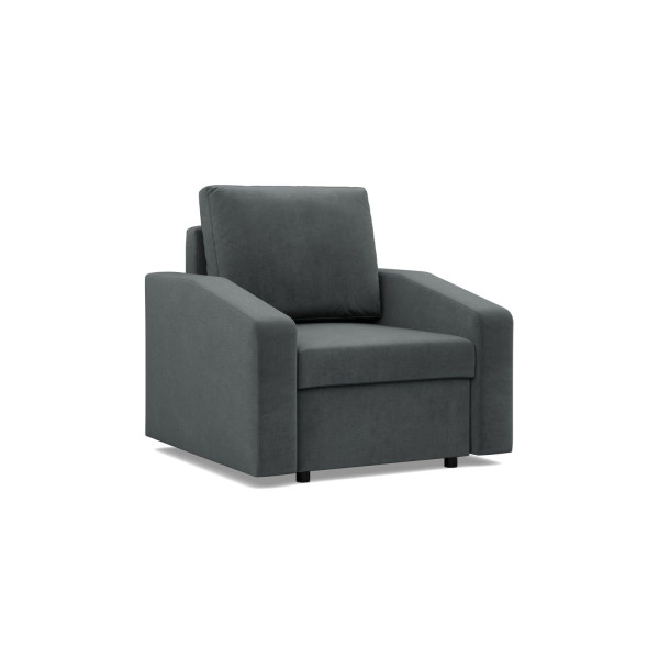 Fotel do salonu, Gabinetu, Komfortowy, Kolor Szary 539133
