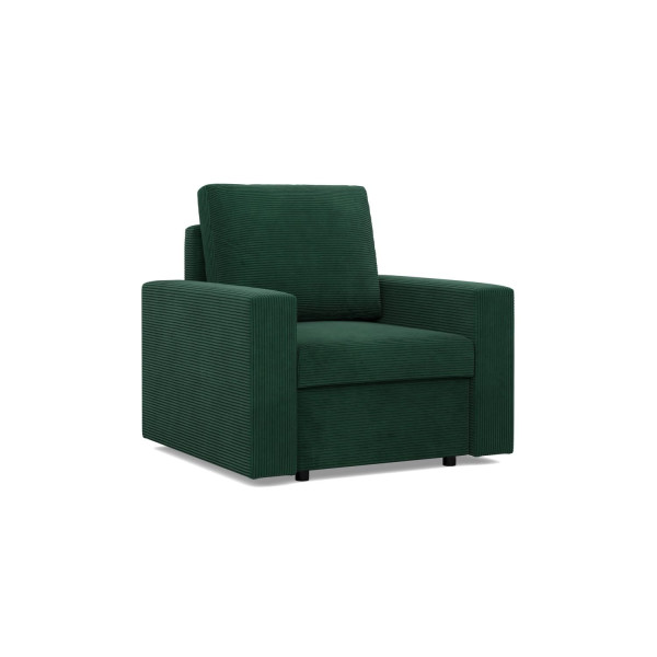 Fotel do salonu, Gabinetu, Komfortowy, Kolor Zielony 539010