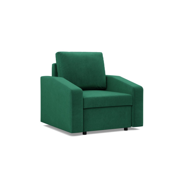 Fotel do salonu, Gabinetu, Komfortowy, Kolor Zielony 539136