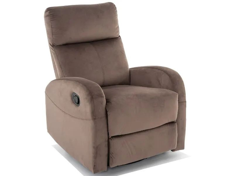Fotel do salonu z funkcją kołyski OLIMP Velvet cappuccino 839912