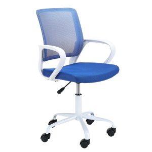 Fotel dziecięcy FD6 materiałowy Biały Niebieski 301822 Fotel dziecięcy FD6 materiałowy Biały Niebieski 301822