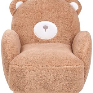 Fotel dziecięcy tapicerowany miś brązowy 711783 Fotel dziecięcy tapicerowany miś brązowy 711783