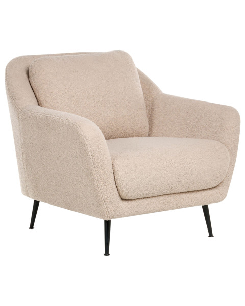 Fotel EIBY Boucle Beżowy 752771