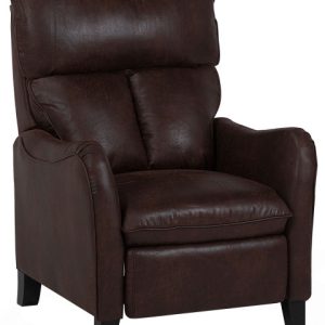 Fotel Ekoskóra Ciemnobrązowy 58344 Fotel Ekoskóra Ciemnobrązowy 58344