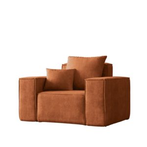 Fotel ELLA, tkanina Noel, Pomarańczowy 725234 Fotel ELLA, tkanina Noel, Pomarańczowy 725234