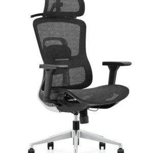 Fotel ergonomiczny ANGEL biurowy obrotowy Homer Czarno-Szary 395331 Fotel ergonomiczny ANGEL biurowy obrotowy Homer Czarno-Szary 395331