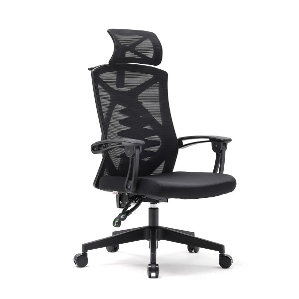 Fotel ergonomiczny ANGEL biurowy obrotowy Spino czarny 135488