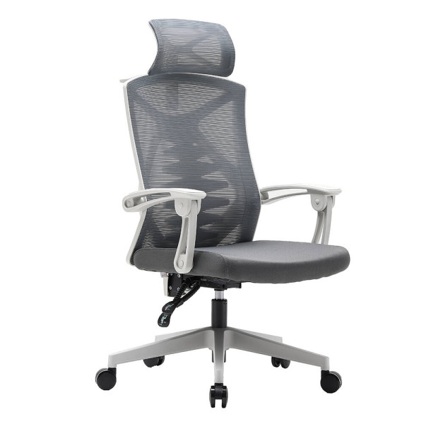 Fotel ergonomiczny ANGEL biurowy obrotowy Spino szary 135489