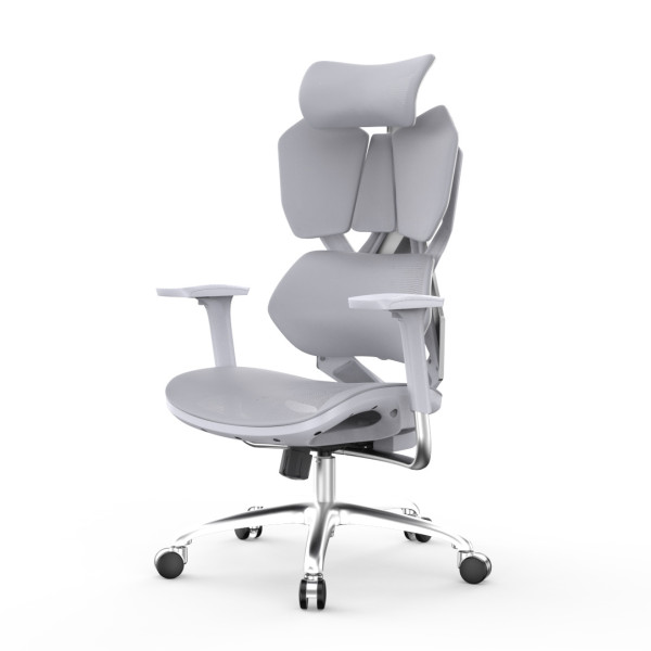 Fotel ergonomiczny gamingowy Angel Furia Grey 601950