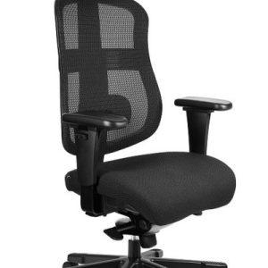 Fotel ergonomiczny Otto czarny skóra siatka tkanina 946991 Fotel ergonomiczny Otto czarny skóra siatka tkanina 946991