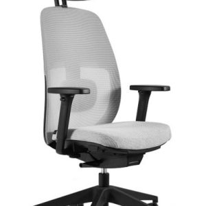 Fotel ergonomiczny Popfit szary tkanina/siatka 947004 Fotel ergonomiczny Popfit szary tkanina/siatka 947004