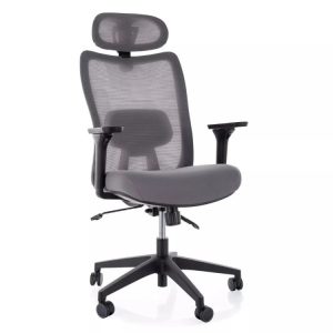 Fotel ergonomiczny Q-724H szary 995104 Fotel ergonomiczny Q-724H szary 995104