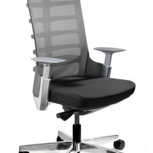 Fotel ergonomiczny SPINELLY czarny/czarny siatka/tkanina 298876 Fotel ergonomiczny SPINELLY czarny/czarny siatka/tkanina 298876