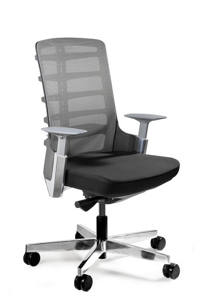 Fotel ergonomiczny SPINELLY czarny/czarny siatka/tkanina 298876