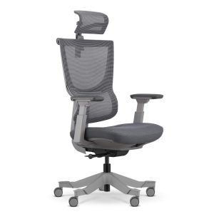 Fotel ergonomiczny Vifo szary siatka/tkanina 946978 Fotel ergonomiczny Vifo szary siatka/tkanina 946978
