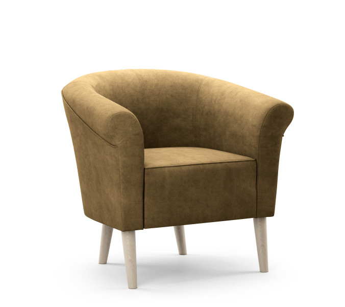 Fotel ESPERO styl skandynawski welur monolith 48 472448