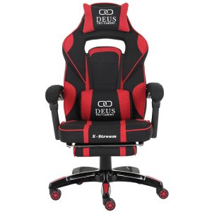 Fotel Extreme gamingowy X-STREAM czerwony z podnóżkiem 1058661 Fotel Extreme gamingowy X-STREAM czerwony z podnóżkiem 1058661
