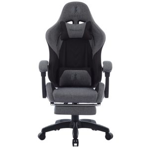 Fotel Extreme gamingowy z podnóżkiem ThrustX Black-Dark Grey 1060673 Fotel Extreme gamingowy z podnóżkiem ThrustX Black-Dark Grey 1060673