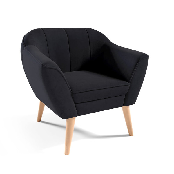 Fotel Fendi Velutto 20 skandynawski 288607