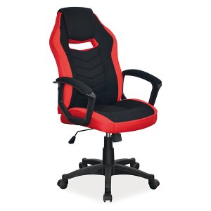 Fotel gabinetowy Camaro czarno-czerwony 42514 Fotel gabinetowy Camaro czarno-czerwony 42514