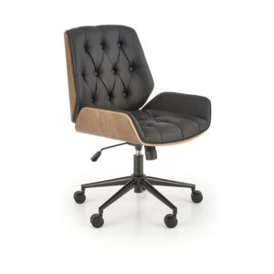Fotel gabinetowy GAVIN orzech/czarny 995113 Fotel gabinetowy GAVIN orzech/czarny 995113