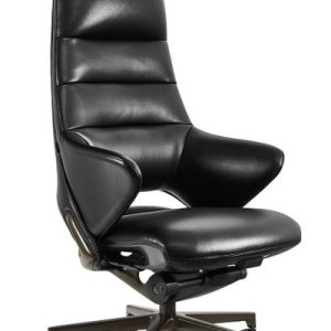 Fotel gabinetowy Omega czarny skóra naturalna 947001 Fotel gabinetowy Omega czarny skóra naturalna 947001