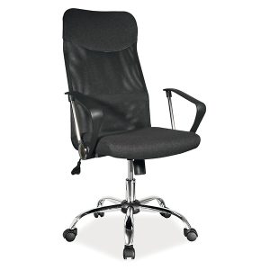 Fotel gabinetowy Q-025 czarny 42542 Fotel gabinetowy Q-025 czarny 42542