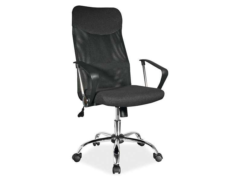 Fotel gabinetowy Q-025 czarny 42542