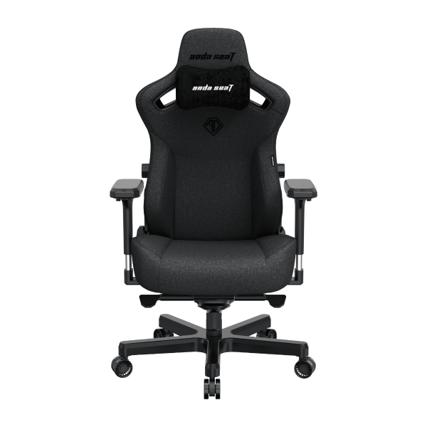 Fotel gamingowy Anda Seat Kaiser 3 L materiałowy ciemnoszary obrotowy 488721