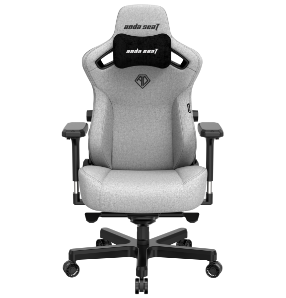 Fotel gamingowy Anda Seat Kaiser 3 L materiałowy szary 347530