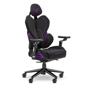 Fotel gamingowy Blackrazor czarno/fioletowy tkanina 925546 Fotel gamingowy Blackrazor czarno/fioletowy tkanina 925546