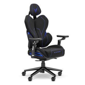 Fotel gamingowy Blackrazor czarno/niebieski tkanina 925542 Fotel gamingowy Blackrazor czarno/niebieski tkanina 925542