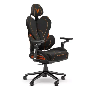 Fotel gamingowy Blackrazor czarno/pomarańczowy tkanina 925543 Fotel gamingowy Blackrazor czarno/pomarańczowy tkanina 925543