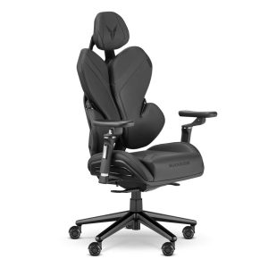 Fotel gamingowy Blackrazor czarny eko-skóra 915993 Fotel gamingowy Blackrazor czarny eko-skóra 915993