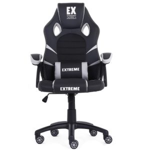 Fotel gamingowy Extreme młodzieżowy ekoskóra EX Gray szary 1058667 Fotel gamingowy Extreme młodzieżowy ekoskóra EX Gray szary 1058667