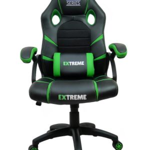 Fotel gamingowy Extreme młodzieżowy ekoskóra EX Green zielony 1058681 Fotel gamingowy Extreme młodzieżowy ekoskóra EX Green zielony 1058681