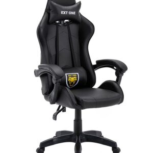Fotel gamingowy Extreme młodzieżowy odchylany ekoskóra EXT ONE Black 1058961 Fotel gamingowy Extreme młodzieżowy odchylany ekoskóra EXT ONE Black 1058961