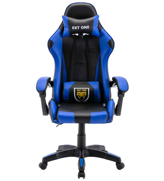 Fotel gamingowy Extreme młodzieżowy odchylany ekoskóra EXT ONE Blue 1058954