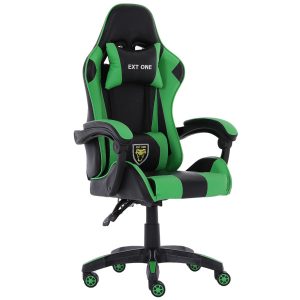 Fotel gamingowy Extreme młodzieżowy odchylany ekoskóra EXT ONE Green 1058952 Fotel gamingowy Extreme młodzieżowy odchylany ekoskóra EXT ONE Green 1058952
