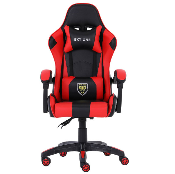 Fotel gamingowy Extreme młodzieżowy odchylany ekoskóra EXT ONE Red 1058965